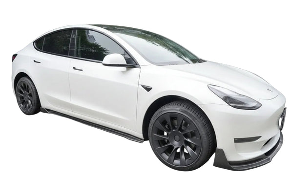 Model Y Carbon Fibre Side Skirts