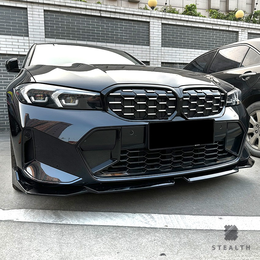 BMW 3 Series (G20 LCI) Gloss Black Front Lip