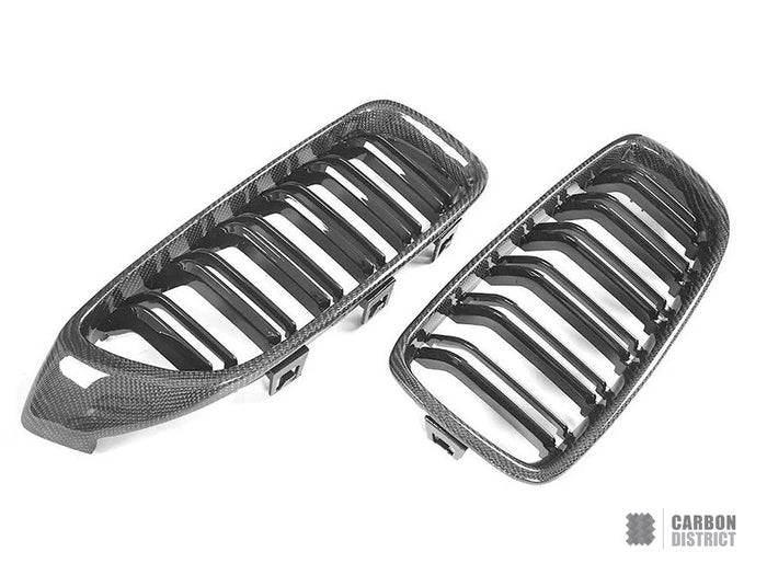 BMW 4 Series/M3/M4 (F32/F33/F36/F80/F82/F83) Carbon Fibre Grille (V1)