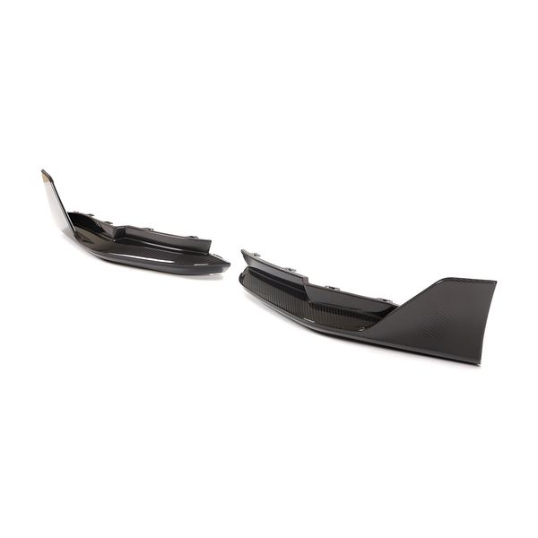 BMW M3 (G80) Dry Carbon Fibre Rear Bumper Aprons (P Style)