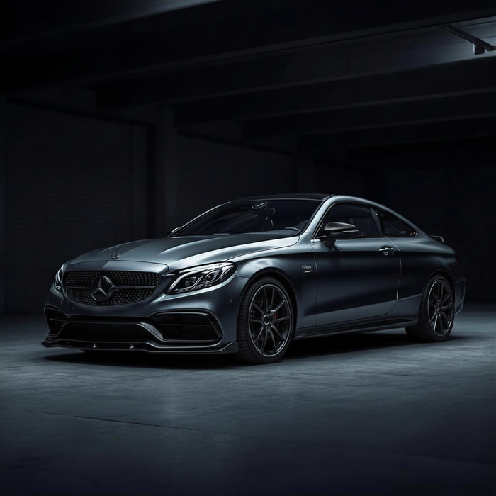 C-Class W205 Coupe carbon fibre parts