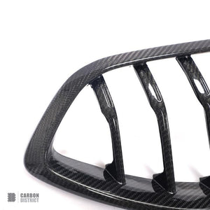 BMW 8 Series (G14/G15/G16) dry carbon fibre grille — fits 2019-2026