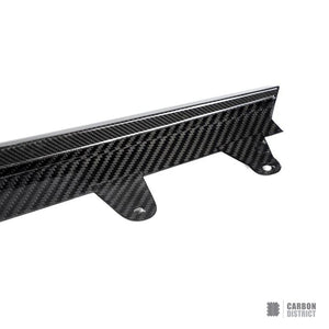 BMW X5M (F95) dry carbon fibre side skirts — UV-stable gloss finish