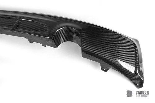 BMW 2 Series (F22) carbon fibre rear diffuser (V2)