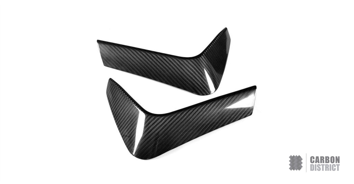 BMW M3/M4 (F80/F82/F83) dry carbon fibre bumper corners (rear)
