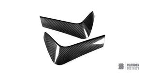 BMW M3/M4 (F80/F82/F83) dry carbon fibre bumper corners (rear)