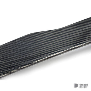 Mercedes-Benz S-Class (W222/C217) carbon fibre roof spoiler — 3K twill gloss finish