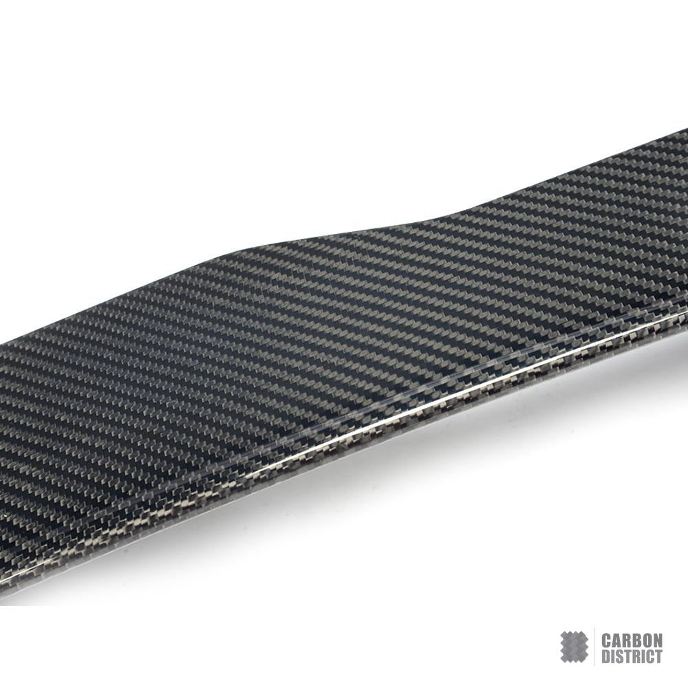 Mercedes-Benz S-Class (W222/C217) carbon fibre roof spoiler — 3K twill gloss finish