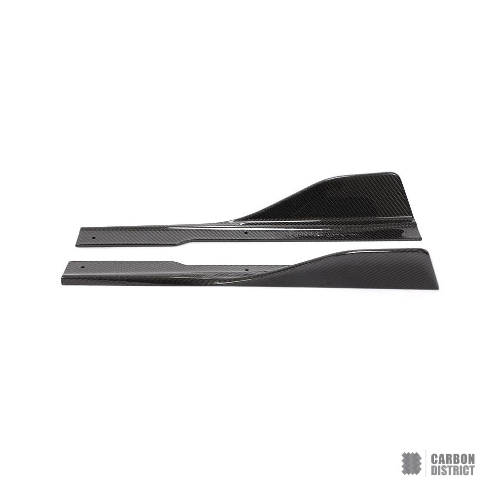 BMW M8 Gran Coupe (F93) carbon fibre side bumper corners