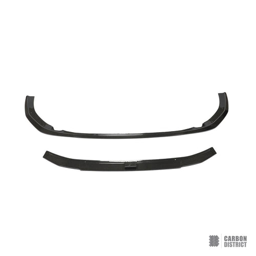 Audi RS4 (B9.5) carbon fibre front lip — 3K twill gloss finish