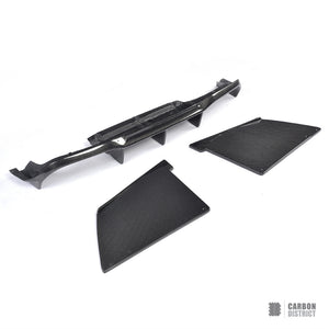 BMW M2 (F87) carbon fibre rear diffuser (V1)