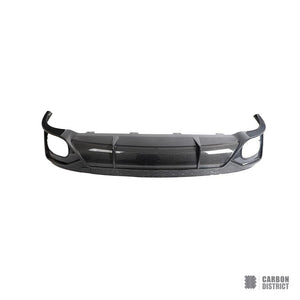 Audi RSQ8 (2021) carbon fibre rear diffuser — 3K twill gloss finish