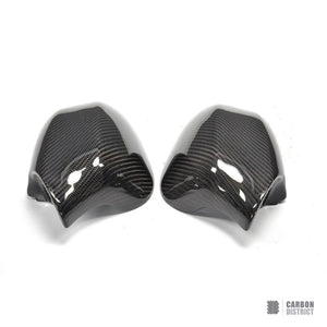 BMW 3 Series (E90 LCI) carbon fibre mirror caps (V1)