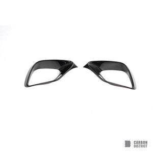 Mercedes E63 AMG (W213) carbon fibre front bumper inserts