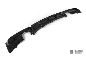 BMW 3 Series (F30) carbon fibre rear diffuser (twin outlet)