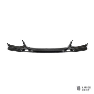 BMW 7 Series (G11/G12) carbon fibre front lip — 3K twill gloss finish