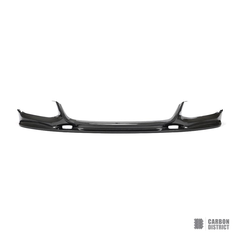 BMW 7 Series (G11/G12) carbon fibre front lip — 3K twill gloss finish