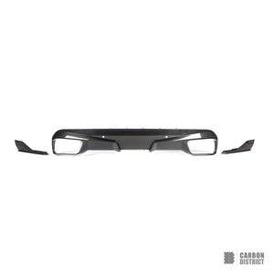 BMW X5M (F95) dry carbon fibre rear diffuser (V1)