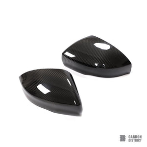 Land Rover Range Rover Sport (L494) carbon fibre mirror caps — 3K twill gloss finish