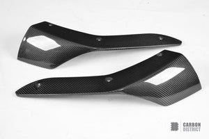 BMW M2 (F87) carbon fibre bumper corners — UV-stable gloss finish