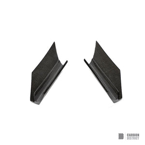 BMW X6 (F16) carbon fibre bumper corners (V2)
