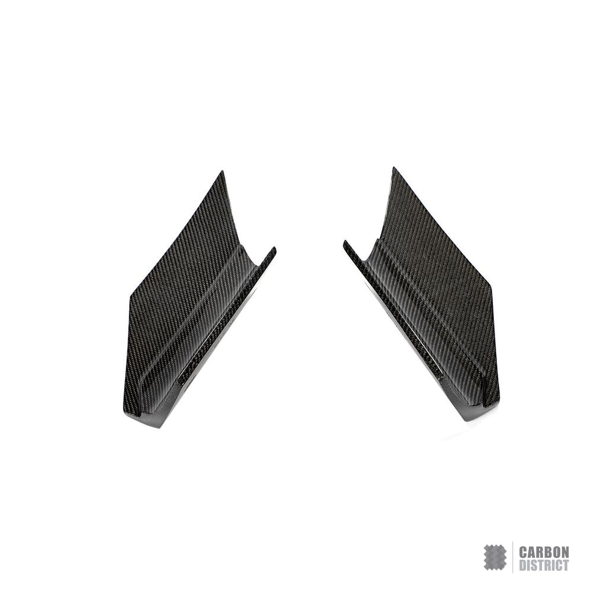 BMW X6 (F16) carbon fibre bumper corners (V2)