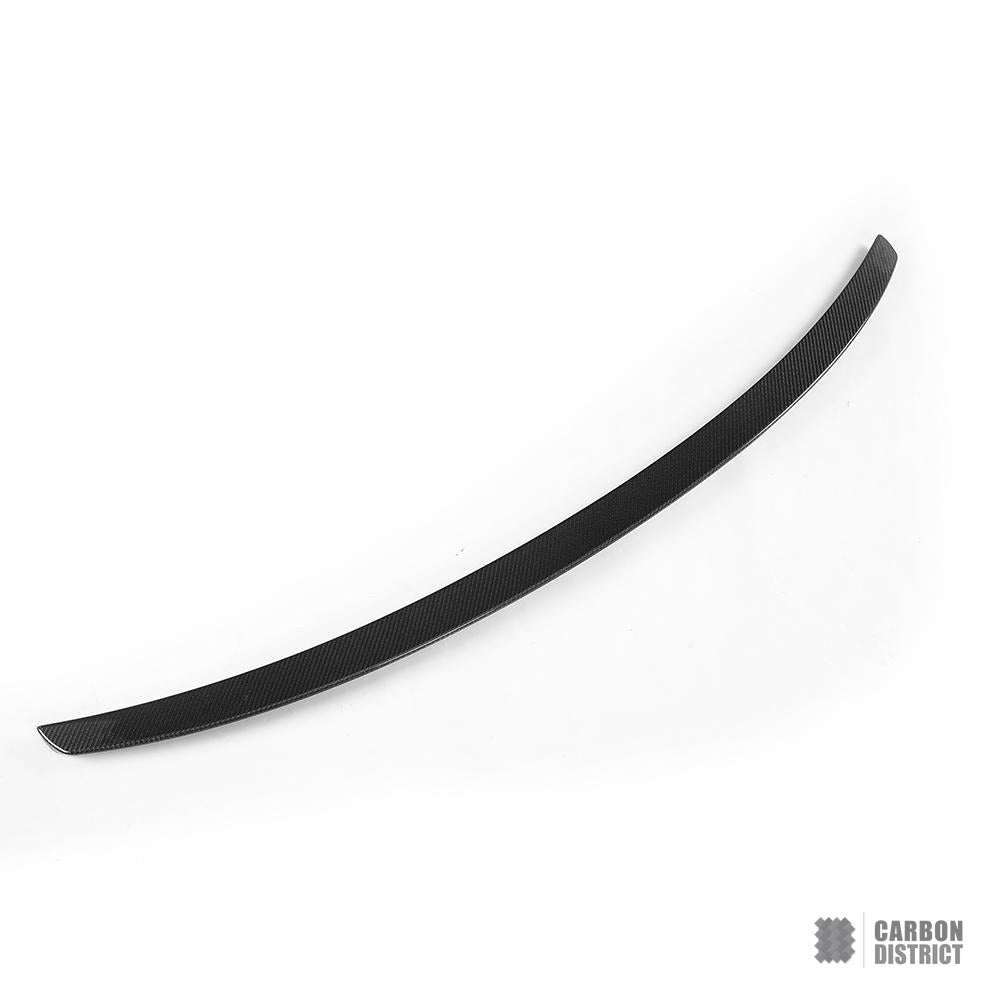 BMW 7 Series (G11/G12) carbon fibre spoiler — 3K twill gloss finish