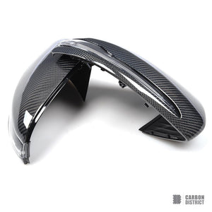 Mercedes-Benz S-Class (W222/C217) carbon fibre mirror caps — fits 2015-2018