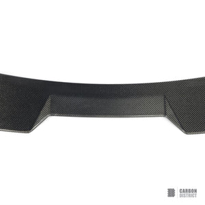 BMW M3/3 Series (G81/G21) carbon fibre roof spoiler (V1) — UV-stable gloss finish