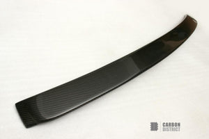 BMW M3 (E90) carbon fibre roof spoiler — UV-stable gloss finish