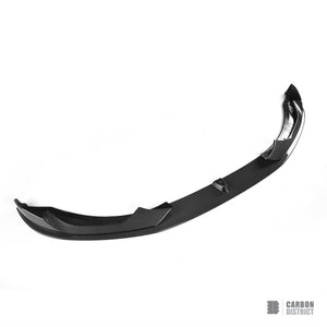 BMW M3/M4 (F80/F82/F83) carbon fibre front lip (V2) — UV-stable gloss finish