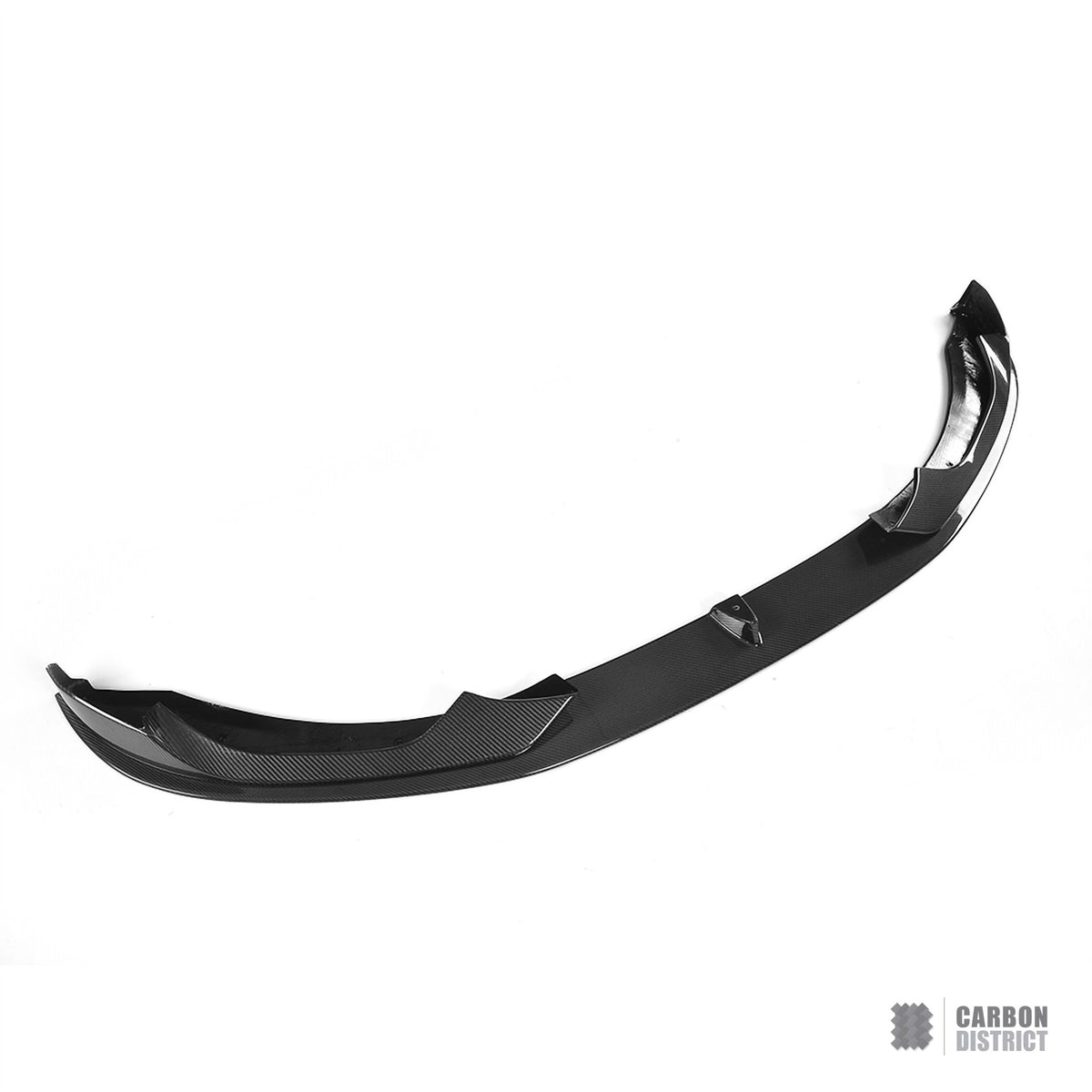 BMW M3/M4 (F80/F82/F83) carbon fibre front lip (V2) — UV-stable gloss finish