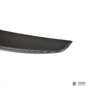 BMW 5 Series/M5 (G30/G38/F90) carbon fibre spoiler (V4) — UV-stable gloss finish