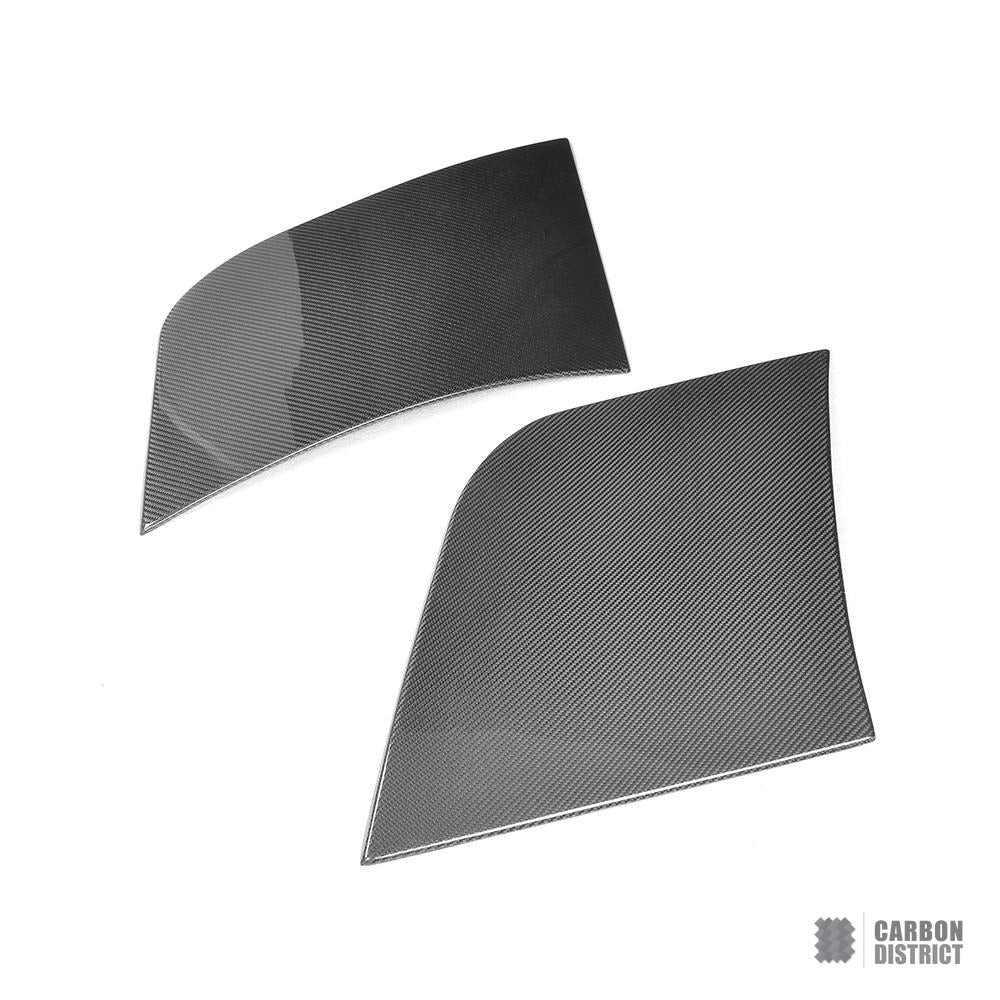 Audi TT/Sline/TTS/TTRS (MK3) carbon fibre fender flares — 3K twill gloss finish