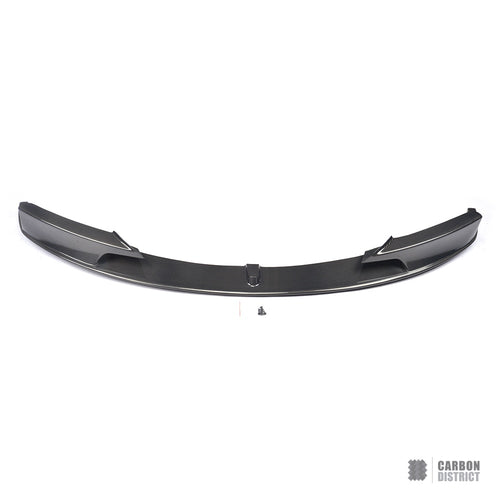 BMW 3 Series (F30) carbon fibre front lip (V2) — UV-stable gloss finish