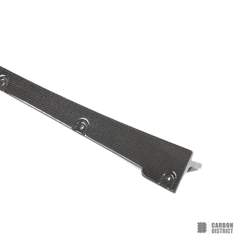 Honda Civic Type R (FL5) carbon fibre side skirts — 3K twill gloss finish