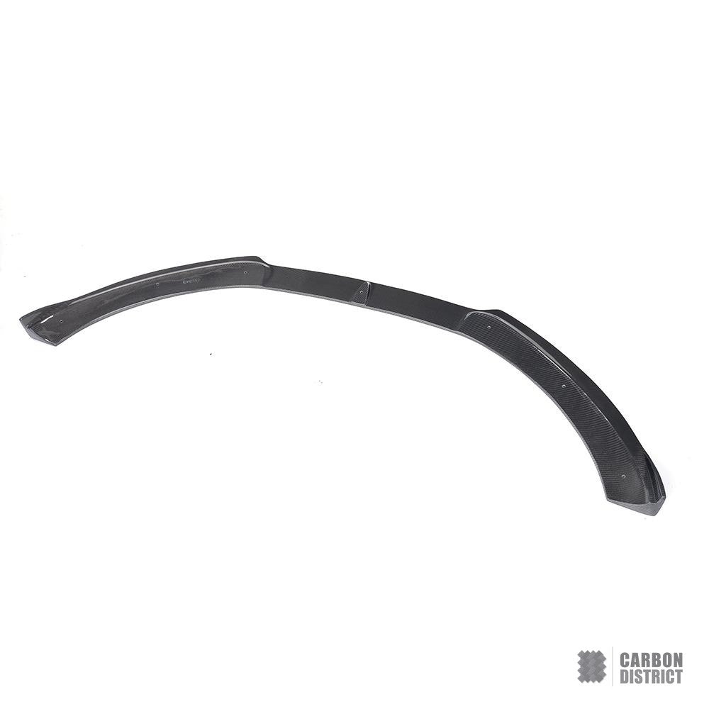 Audi TT (8J) carbon fibre front lip (V2) — UV-stable gloss finish