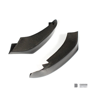 BMW 4 Series (F32/F33) carbon fibre bumper corners — UV-stable gloss finish