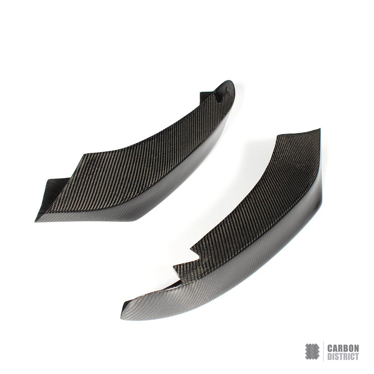 BMW 4 Series (F32/F33) carbon fibre bumper corners — UV-stable gloss finish