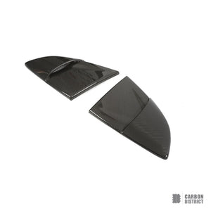 Porsche Boxster/Cayman (982.0) carbon fibre vents — 3K twill gloss finish
