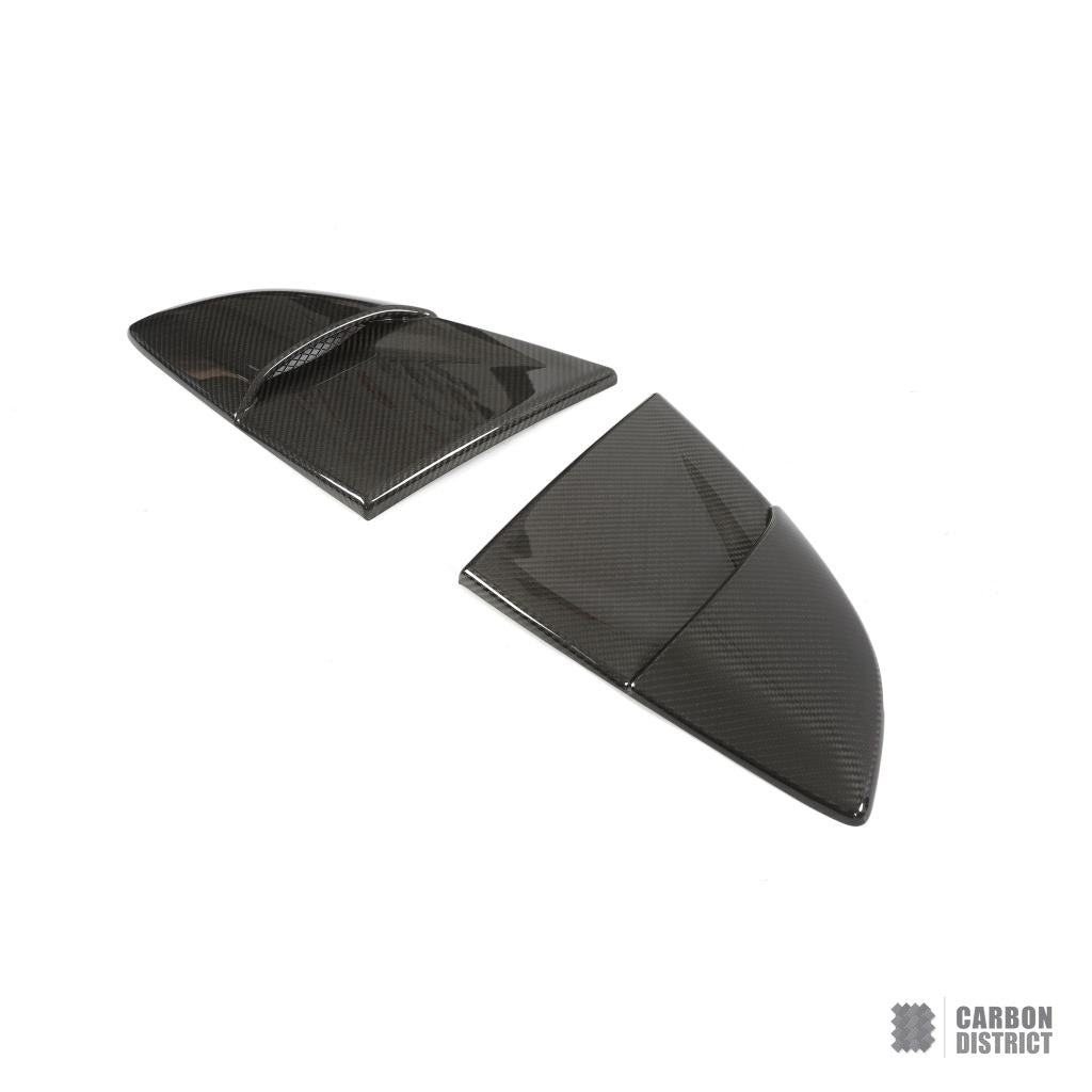 Porsche Boxster/Cayman (982.0) carbon fibre vents — 3K twill gloss finish