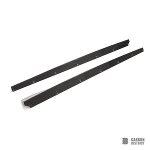 BMW Z4 (G29) carbon fibre side skirts — 3K twill gloss finish