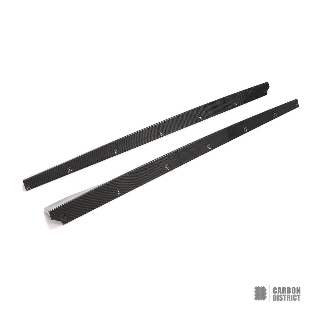 BMW Z4 (G29) carbon fibre side skirts — 3K twill gloss finish