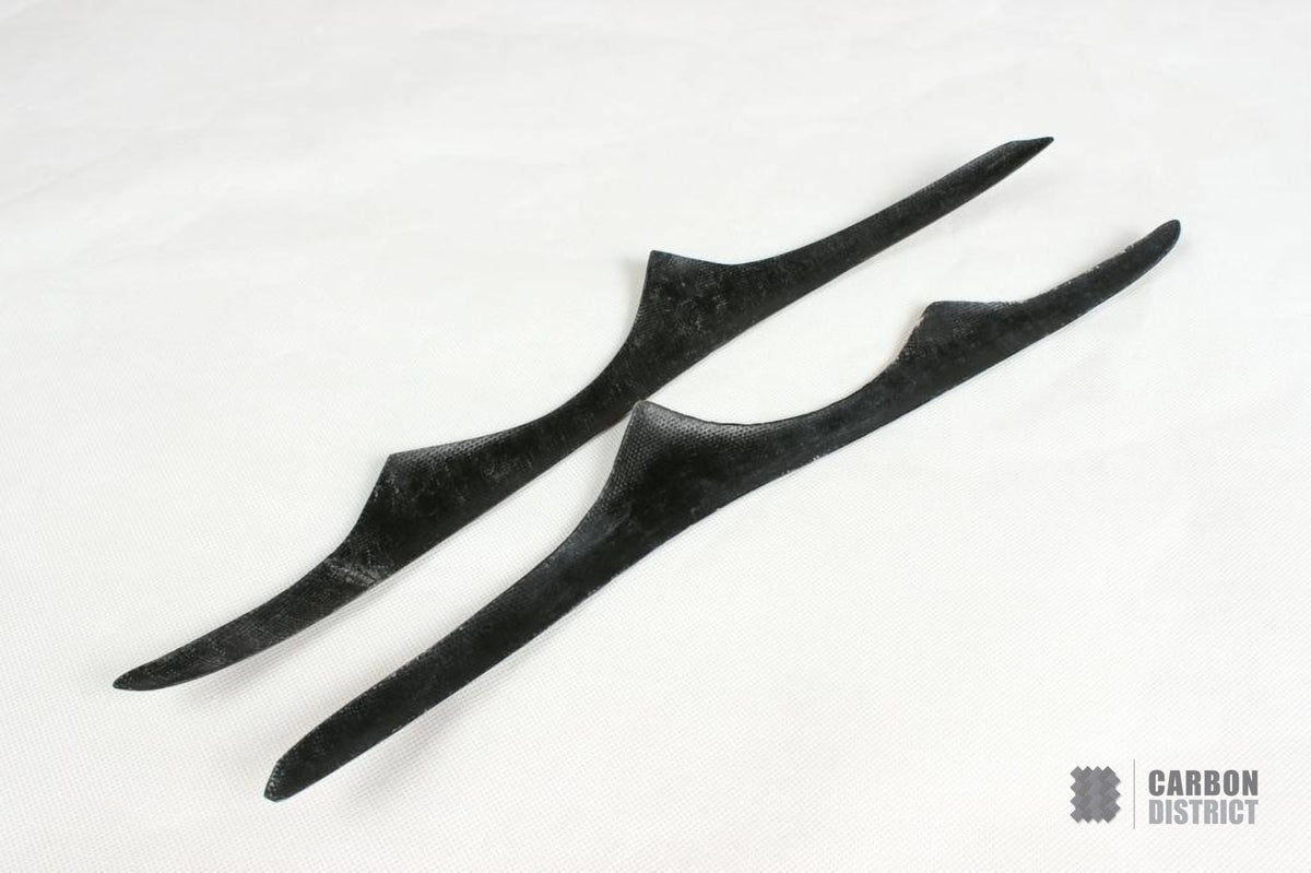 BMW M3 (E92/E93) carbon fibre headlight brows — UV-stable gloss finish