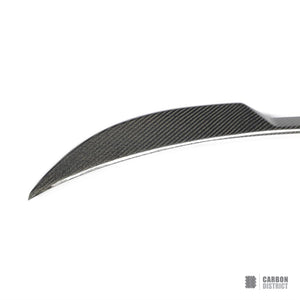 BMW M4 (F82) carbon fibre spoiler (V7) — UV-stable gloss finish
