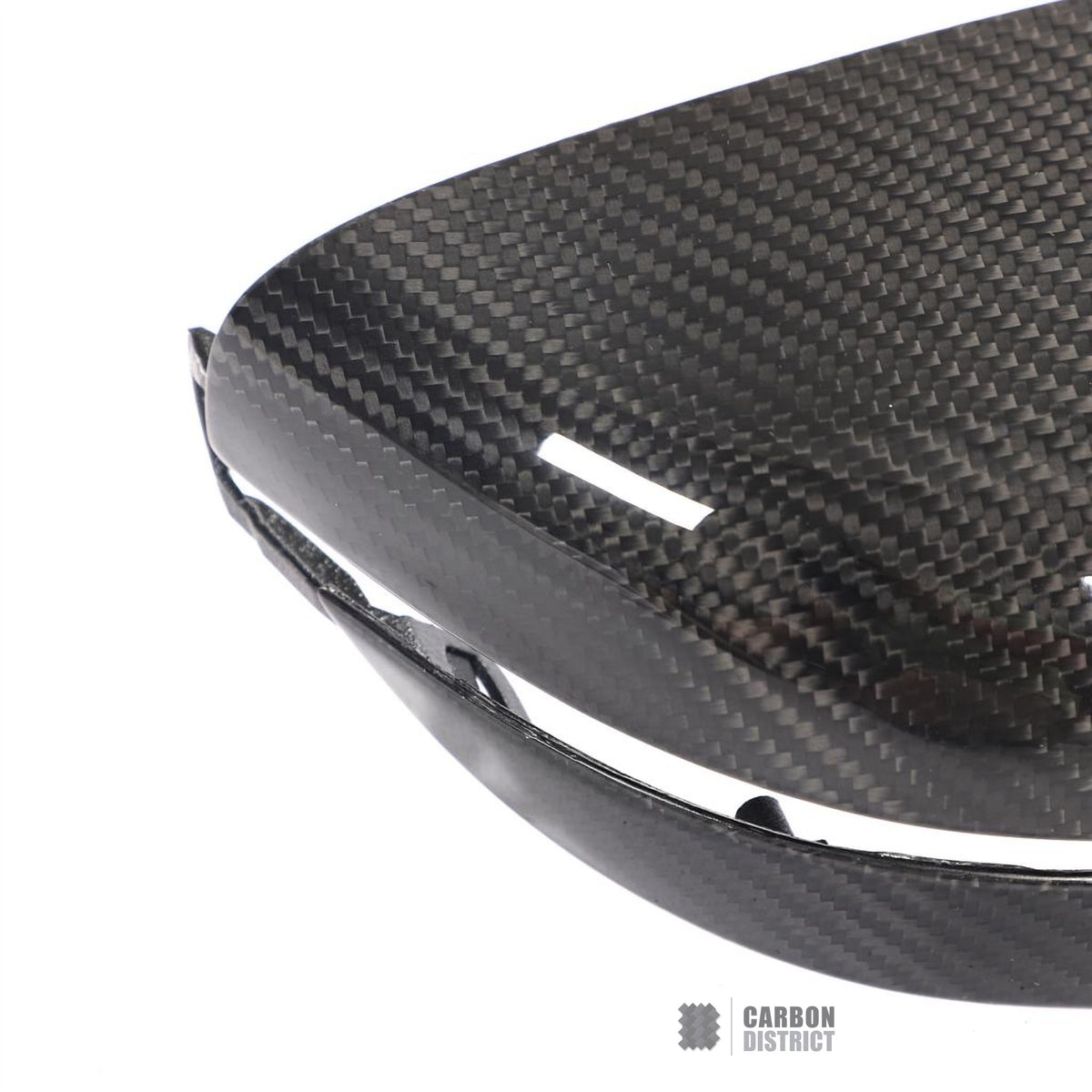 BMW 3 Series (G20) dry carbon fibre mirror caps (LHD, full replacement, V2)