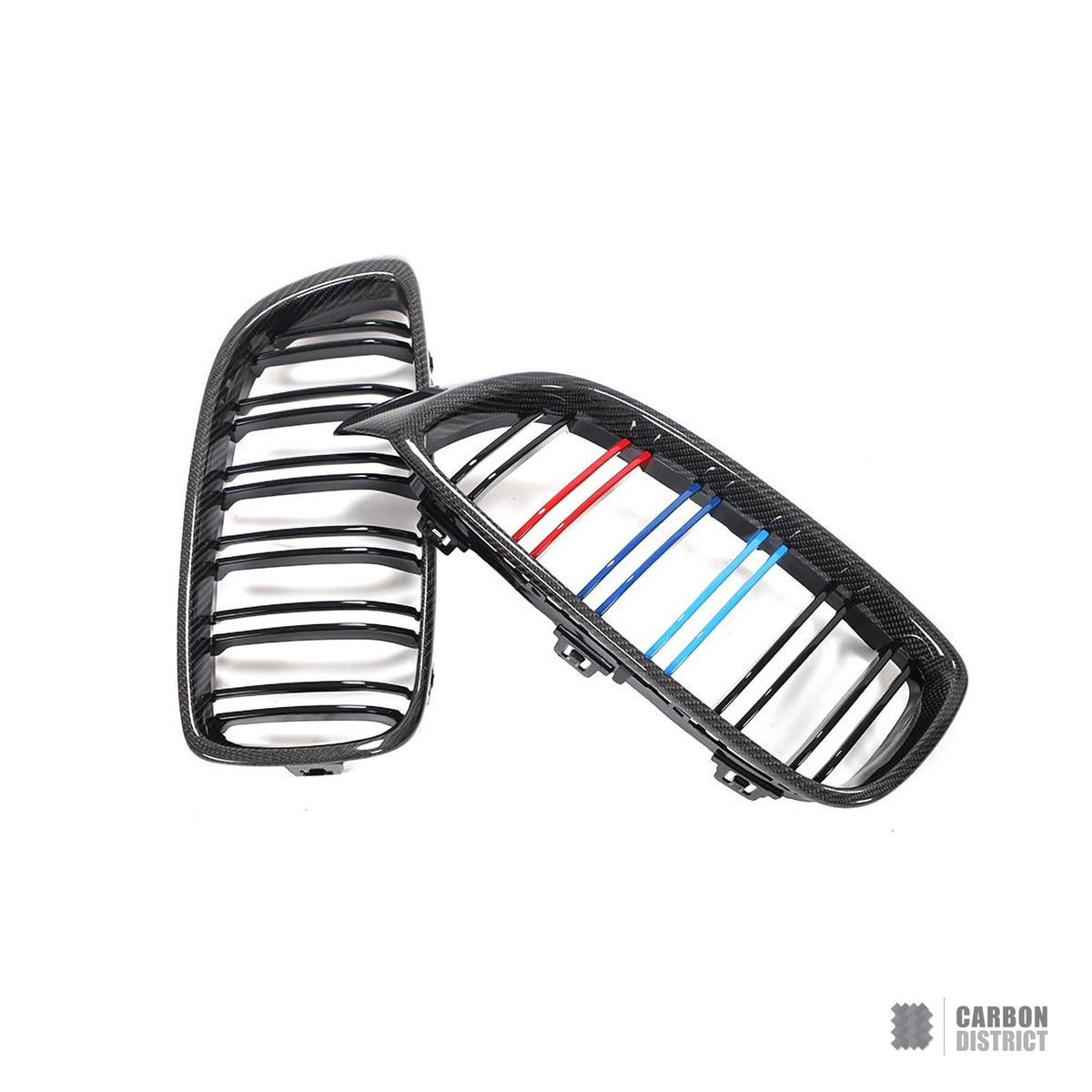 BMW 4 Series (F32/F33/F36) carbon fibre grille (M Colour) — UV-stable gloss finish