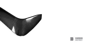 BMW M3/M4 (F80/F82/F83) dry carbon fibre bumper corners (rear) — UV-stable gloss finish