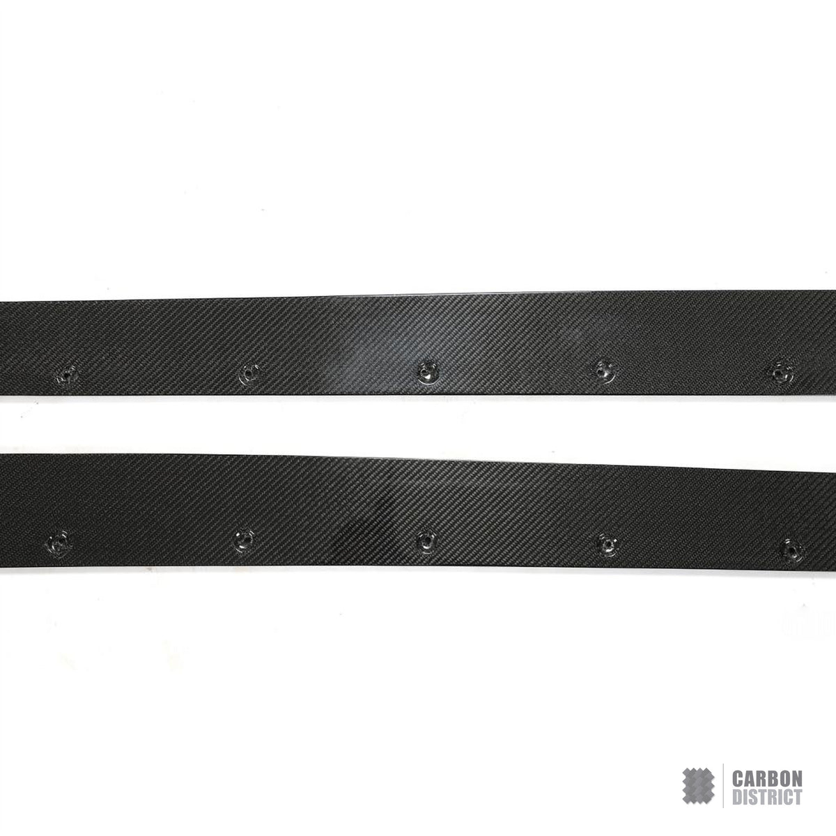 BMW M4 (F82/F83) carbon fibre side skirts (V2) — UV-stable gloss finish