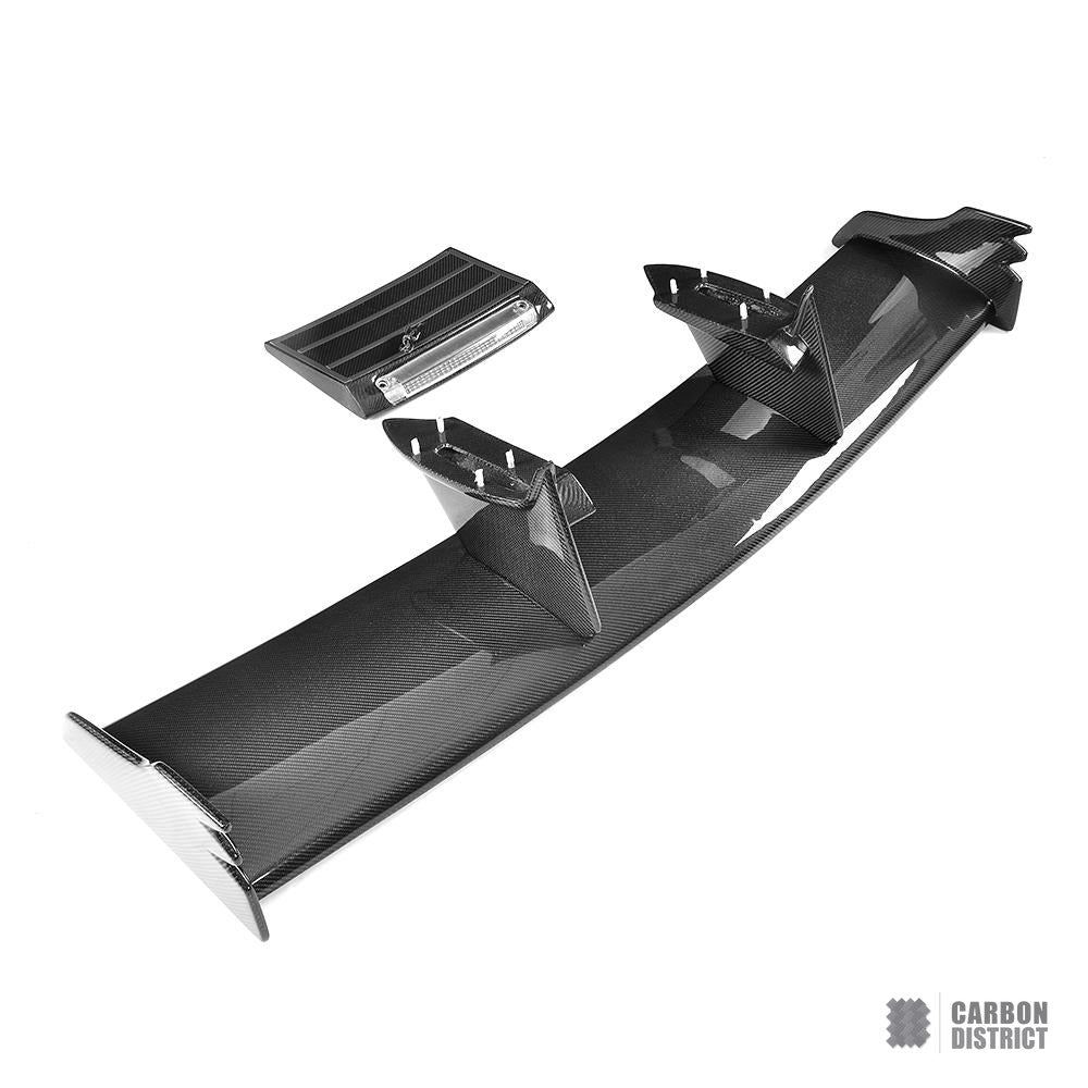 Nissan GT-R (R35) carbon fibre spoiler — 3K twill gloss finish